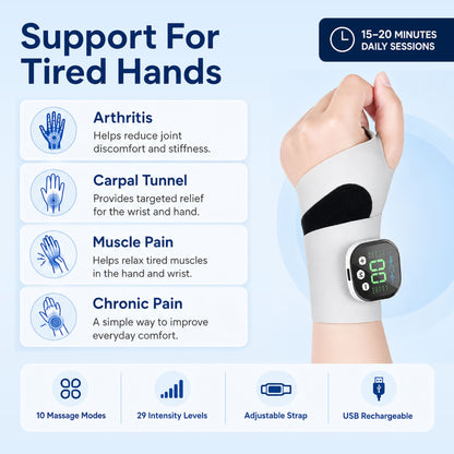 Velyra™ Smart EMS Hand & Wrist Massager